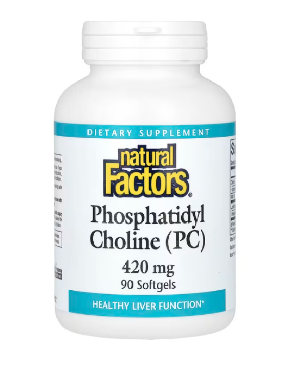 Natural Factors, Phosphatidyl Choline (PC), 420 mg, 90 Softgels