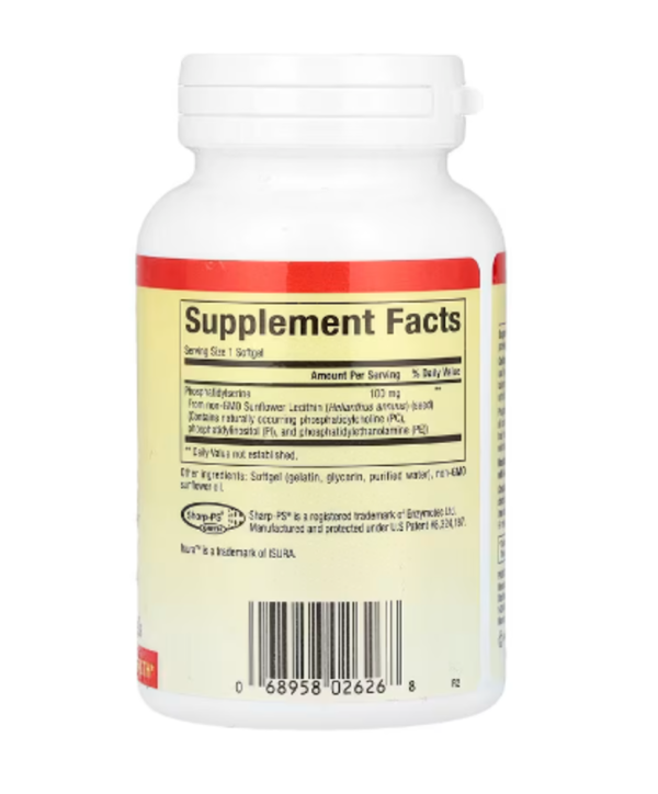 Natural Factors, PS, 100 mg, 120 Softgels