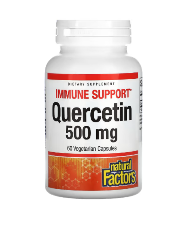 Natural Factors, Quercetin, 500 mg, 60 Vegetarian Capsules