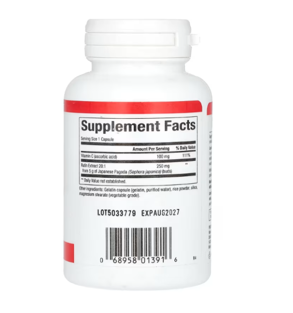 Natural Factors, Rutin, 250 mg, 90 Capsules