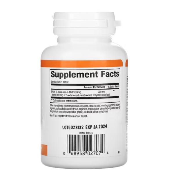 Natural Factors, SAMe (Disulfate Tosylate), 200 mg, 30 Slow Release Tablets