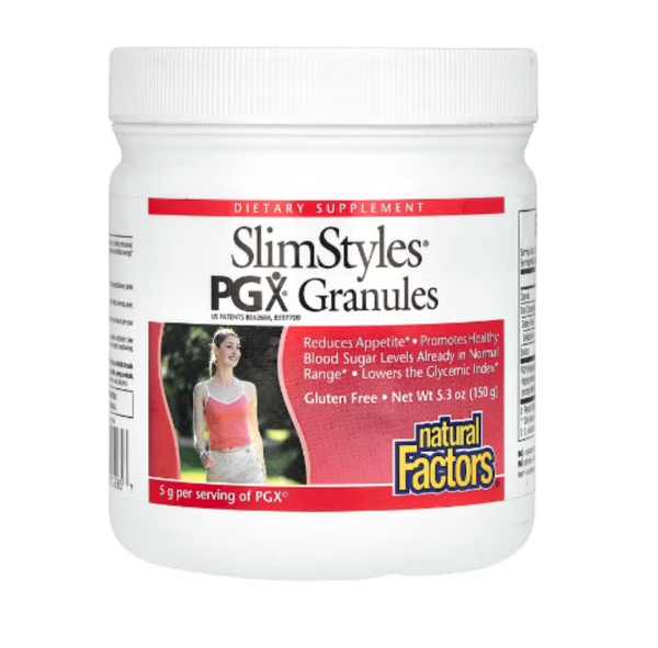 Natural Factors, SlimStyles, PGX Granules, Unflavored, 5.3 oz (150 g)