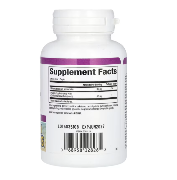 Natural Factors, Stress-Relax, 5-HTP, 50 mg, 60 Time Release Caplets