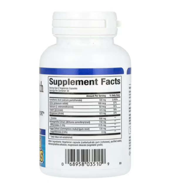Natural Factors, Thyroid Health Formula, 60 Vegetarian Capsules