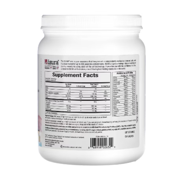 Natural Factors, Total Body Collagen, Bioactive Peptides, Unflavored, 1 lb 1 oz (500 g)