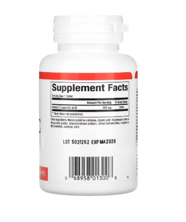 Natural Factors, Vitamin C, 500 mg, 90 Tablets