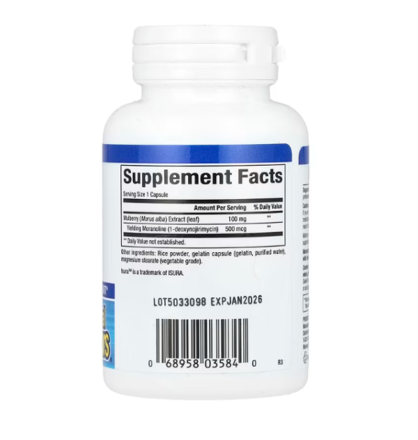 Natural Factors, WellBetX, Mulberry Extract, 100 mg, 90 Capsules