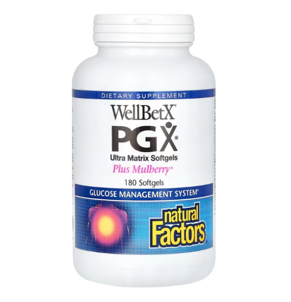Natural Factors, WellBetX PGX, Plus Mulberry, 180 Softgels