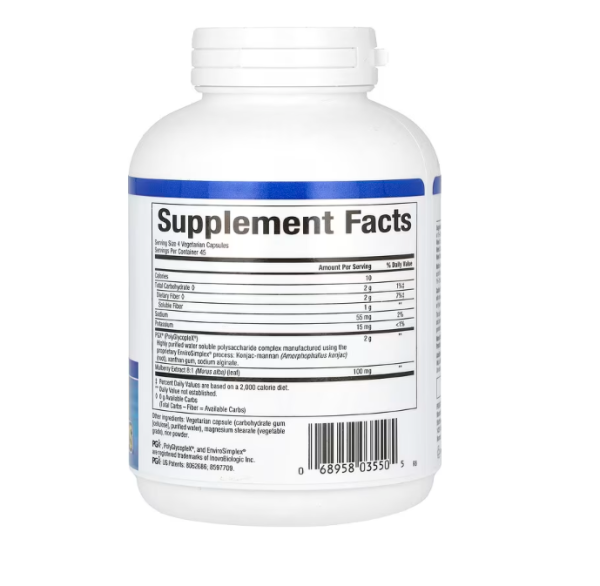 Natural Factors, WellBetX PGX, Plus Mulberry, 180 Vegetarian Capsules
