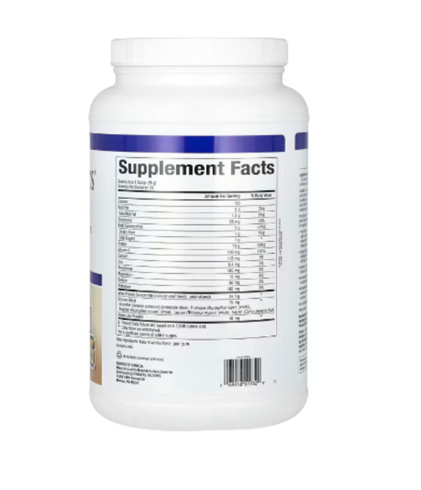 Natural Factors, Whey Factors, Grass Fed Whey Protein, Natural French Vanilla, 2 lb (907 g)