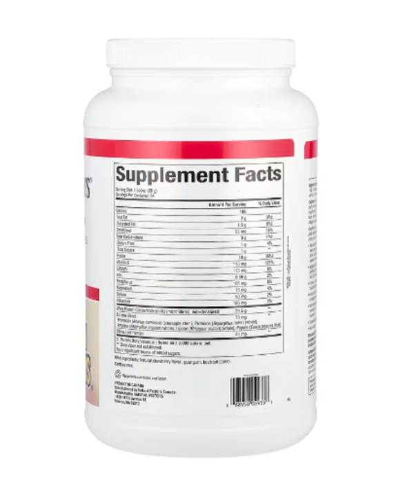 Natural Factors, Whey Factors, Grass Fed Whey Protein, Natural Strawberry, 2 lb (907 g)