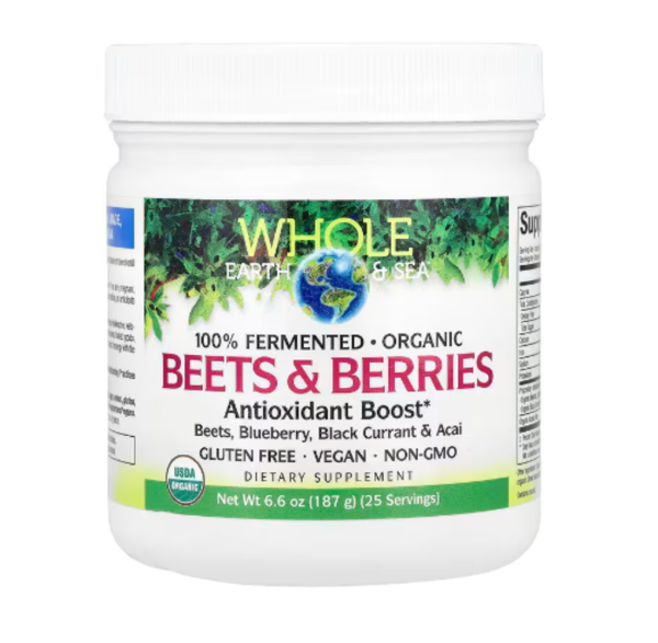 Natural Factors, Whole Earth & Sea®, Beets & Berries , 6.6 oz (187 g)