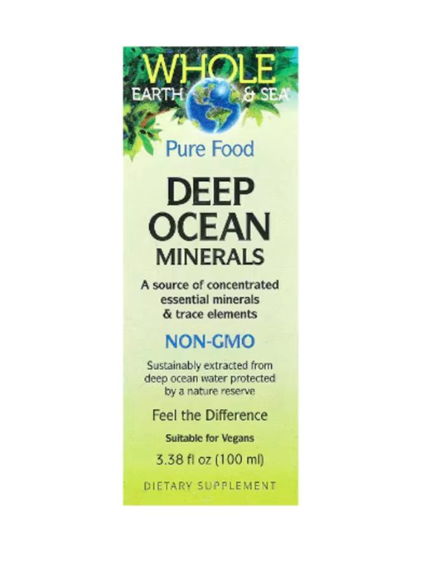 Natural Factors, Whole Earth & Sea®, Deep Ocean Minerals, 3.38 fl oz (100 ml)