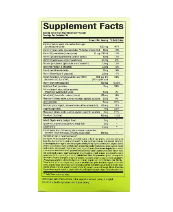 Natural Factors, Whole Earth & Sea, Men's Multivitamin & Mineral, 60 Tablets