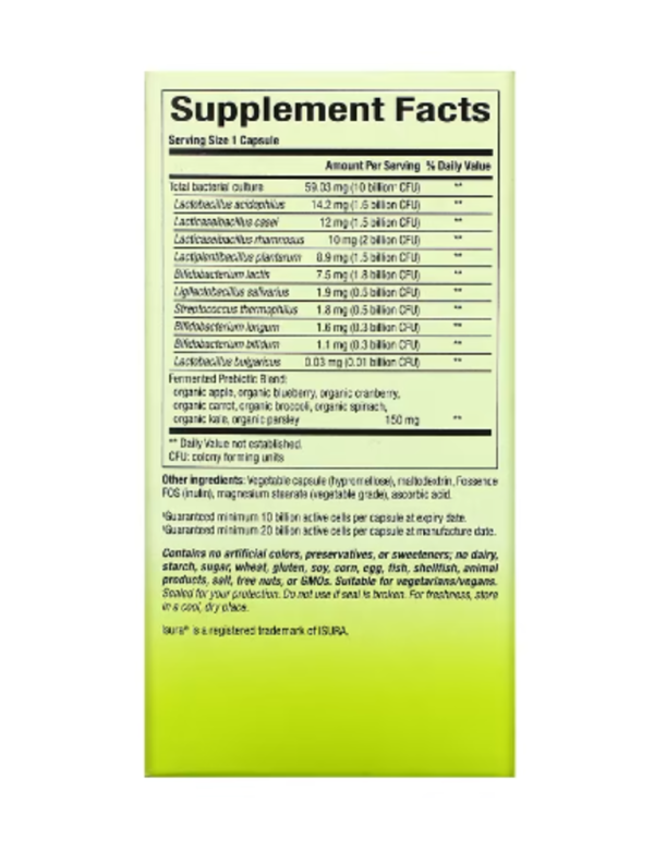 Natural Factors, Whole Earth & Sea, Whole Food Synbiotic Pre+Probiotic, 10 Billion, 60 Vegetarian Capsules