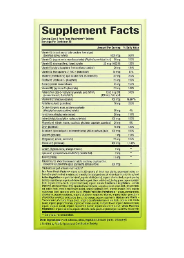 Natural Factors, Whole Earth & Sea, Women's Multivitamin & Mineral, 60 Tablets