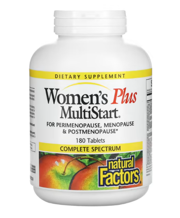Natural Factors, Women's Plus MultiStart, 180 Tablets