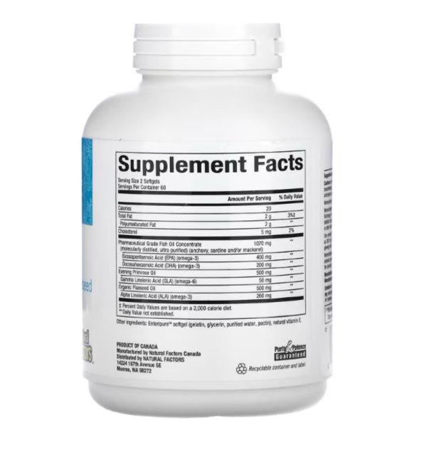 Natural Factors, WomenSense, RxOmega-3, 120 Enteripure Softgels