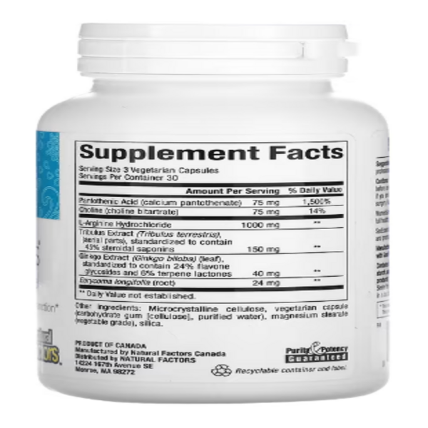 Natural Factors, WomenSense, SexEssentials, Healthy Libido Formula, 90 Vegetarian Capsules