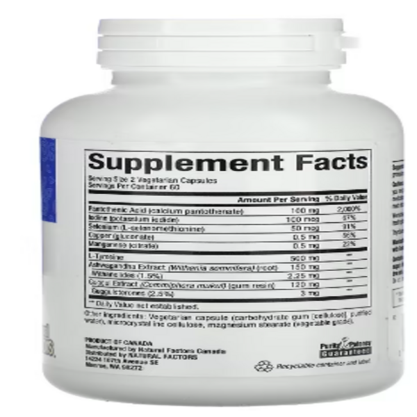 Natural Factors, WomenSense, ThyroSense, Thyroid Formula, 120 Vegetarian Capsules