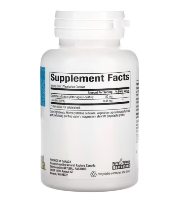 Natural Factors, Womensense, Vitex Chasteberry Extract, 90 Vegetarian Capsules