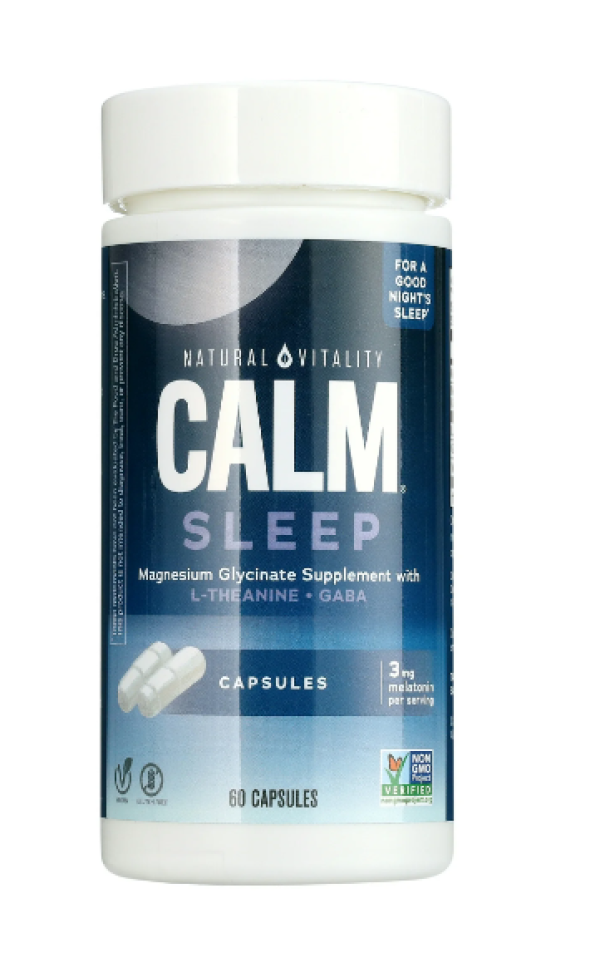 Natural Vitality Calm Sleep Capsules  60 Capsules