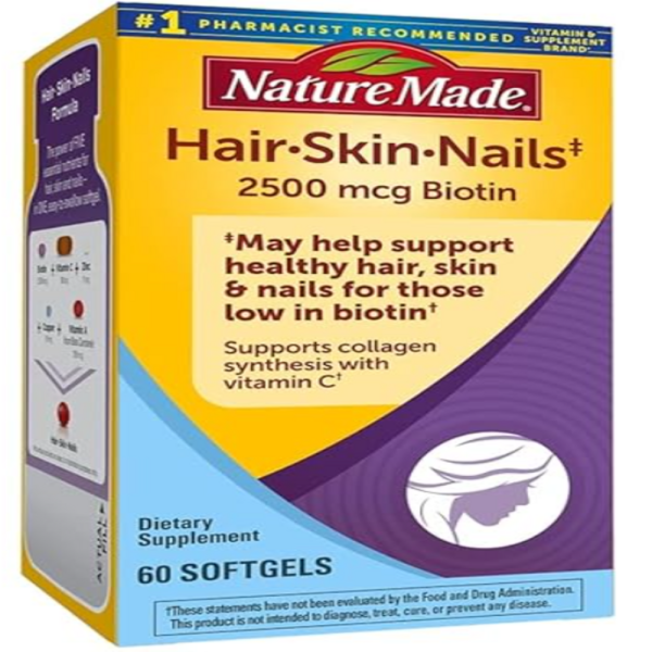 Nature Made, Hair, Skin, & Nails, 60 Softgels