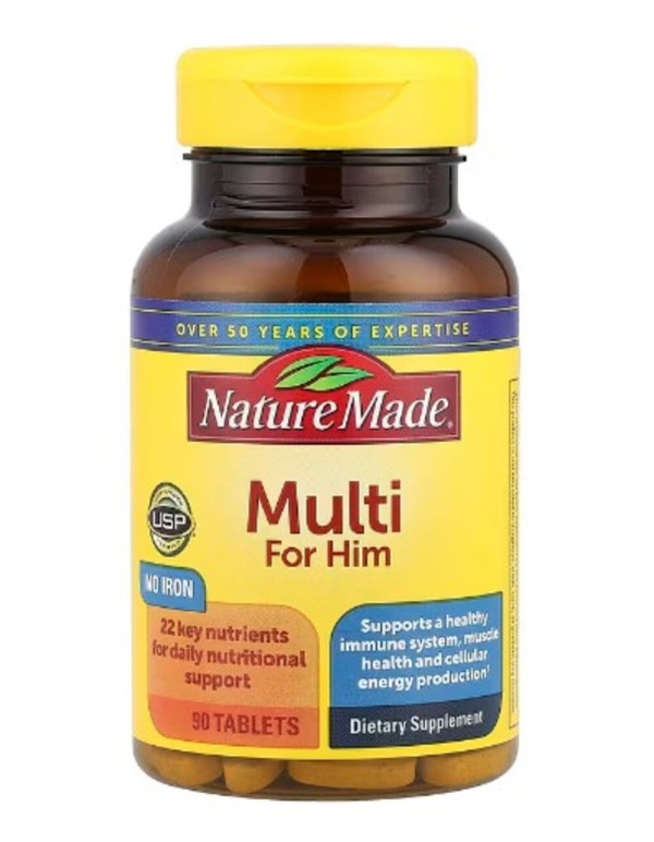 Nature Made, Multi for Him, 90 Tablets