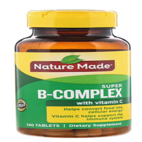 Nature Made, Super B-Complex with Vitamin C, 140 Tablets