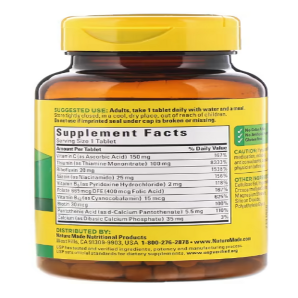 Nature Made, Super B-Complex with Vitamin C, 140 Tablets
