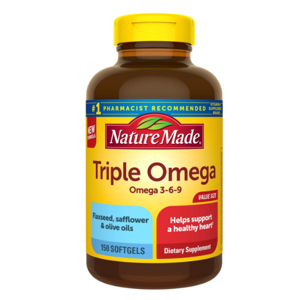 Nature Made, Triple Omega, Omega 3-6-9, 150 Softgels
