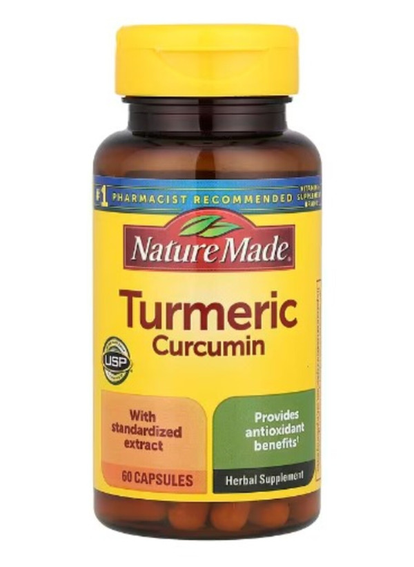 Nature Made, Turmeric Curcumin, 60 Capsules
