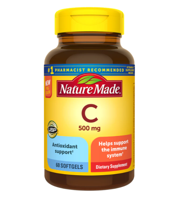 Nature Made, Vitamin C Chewable, Orange, 500 mg, 60 Tablets