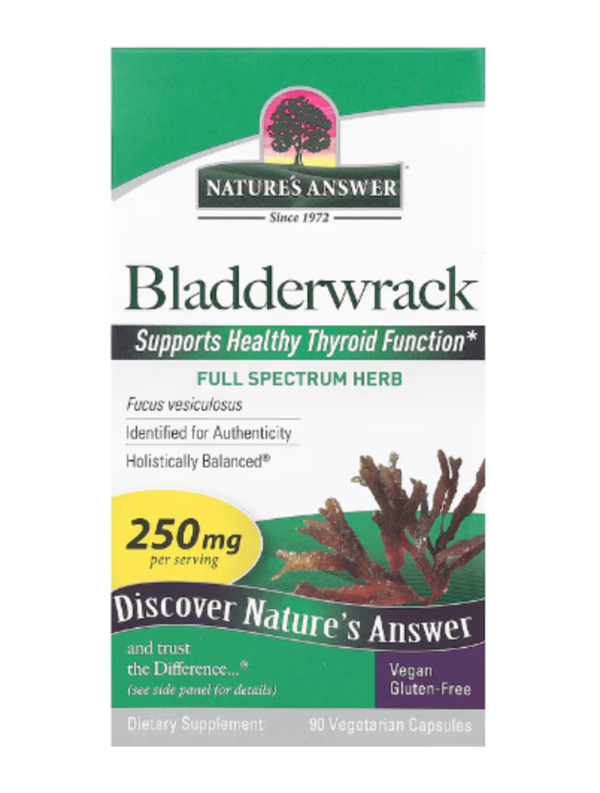 Nature's Answer, Bladderwrack, 250 mg, 90 Vegetarian Capsules