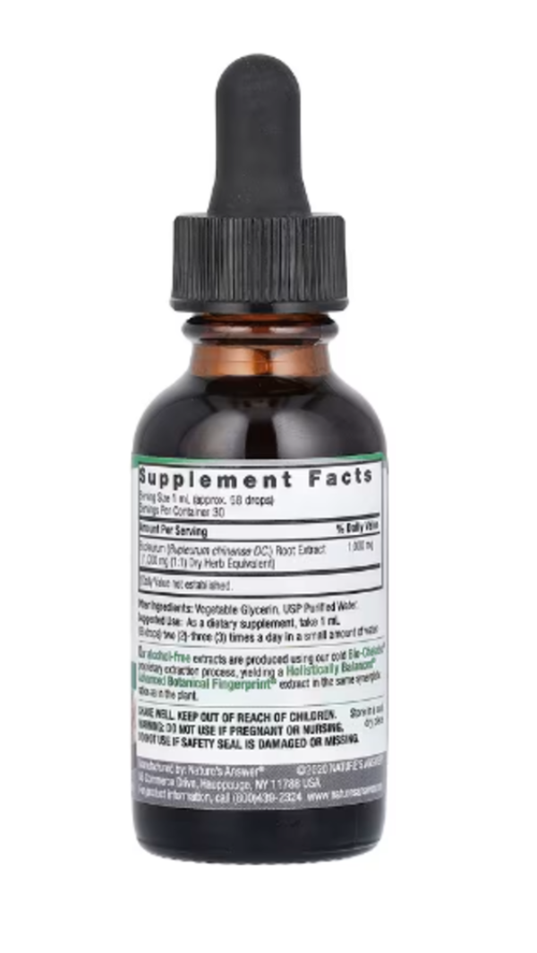 Nature's Answer, Bupleurum Root, Fluid Extract, Alcohol-Free, 1,000 mg, 1 fl oz (30 ml)