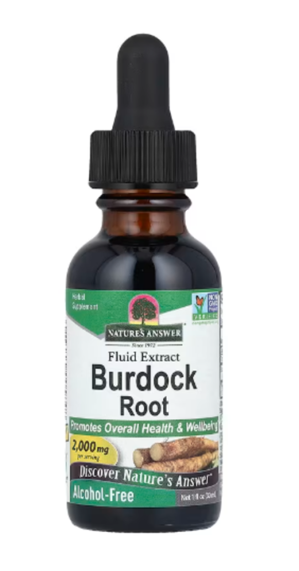Nature's Answer, Burdock Root Fluid Extract, Alcohol-Free, 2,000 mg, 1 fl oz (30 ml)