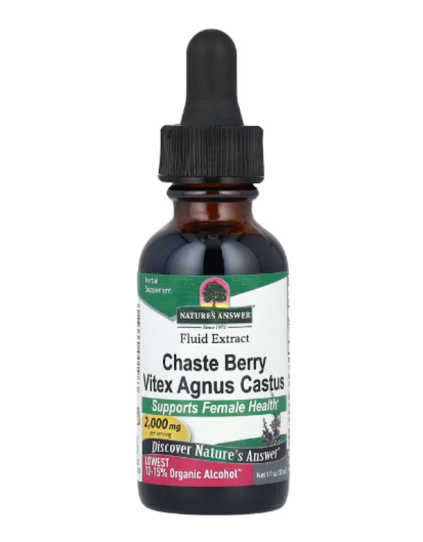 Nature's Answer, Chaste Berry Vitex Agnus Castus, Fluid Extract, 2,000 mg, 1 fl oz (30 ml)