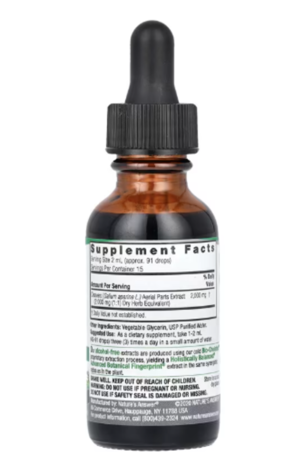 Nature's Answer, Cleavers Aerial Parts, Fluid Extract, Alcohol-Free, 2,000 mg, 1 fl oz (30 ml)
