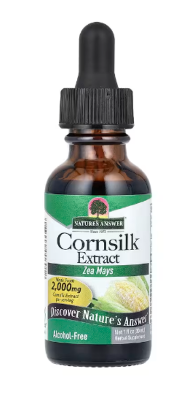 Nature's Answer, Cornsilk Extract, Alcohol-Free, 2,000 mg, 1 fl oz (30 ml)
