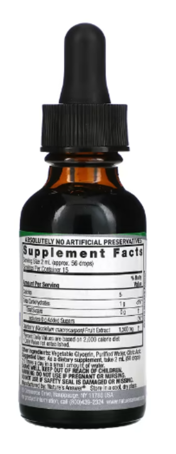 Nature's Answer, Cranberry Extract, Alcohol-Free, 10,000 mg, 1 fl oz (30 ml)