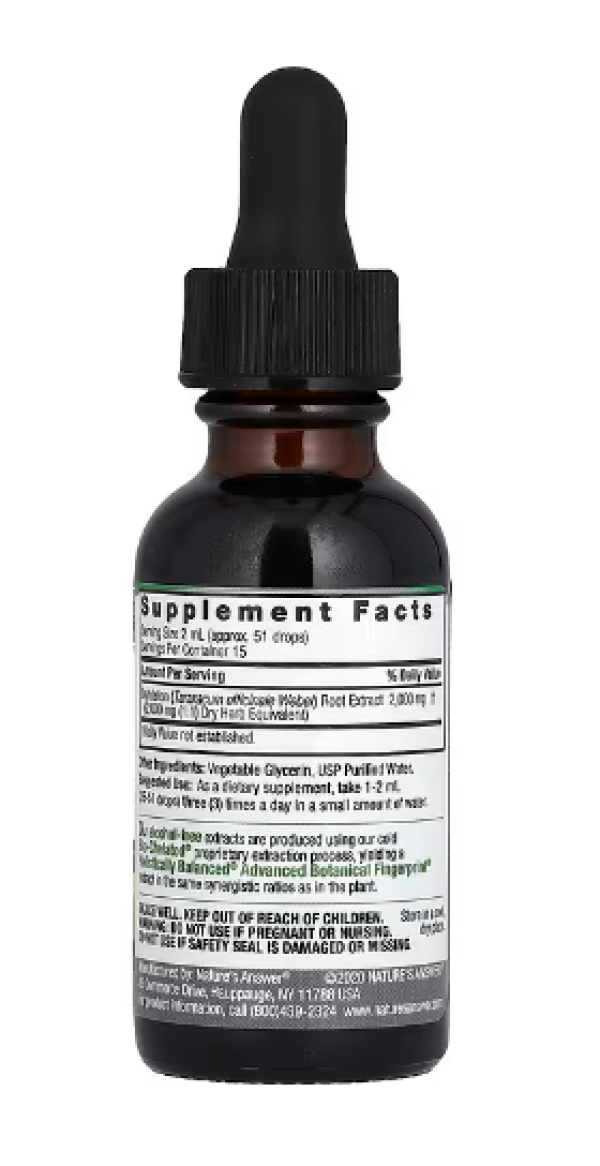 Nature's Answer, Dandelion Root, Alcohol Free, 2,000 mg, 1 fl oz (30 ml)