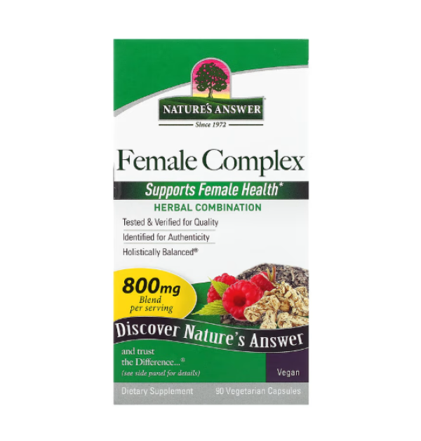 Nature's Answer, Female Complex, Herbal Combination, 800 mg, 90 Vegetarian Capsules (400 mg per Capsule)