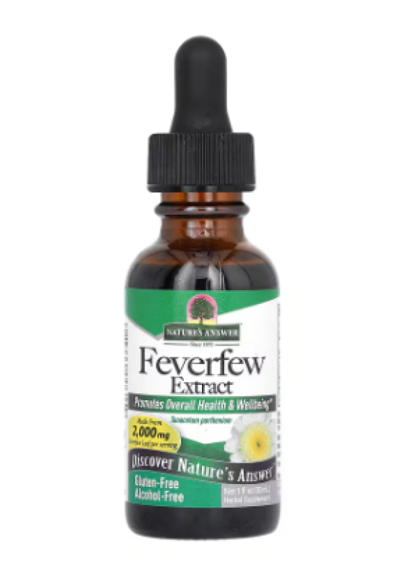 Nature's Answer, Feverfew Extract, Alcohol-Free, 2,000 mg, 1 fl oz (30 ml)