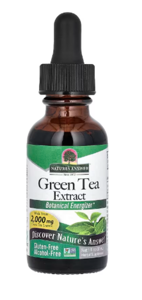 Nature's Answer, Green Tea Extract, Alcohol-Free, 1 fl oz (30 ml)