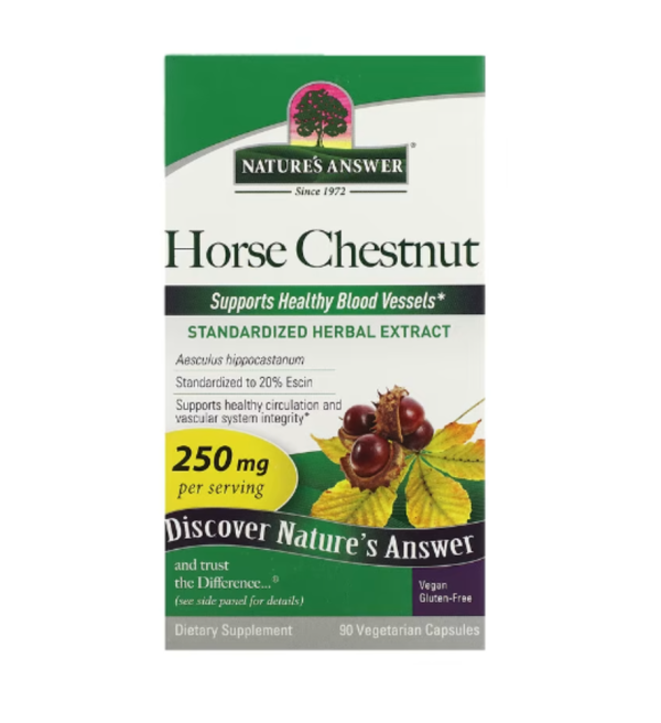 Nature's Answer, Horse Chestnut, 250 mg, 90 Vegetarian Capsules