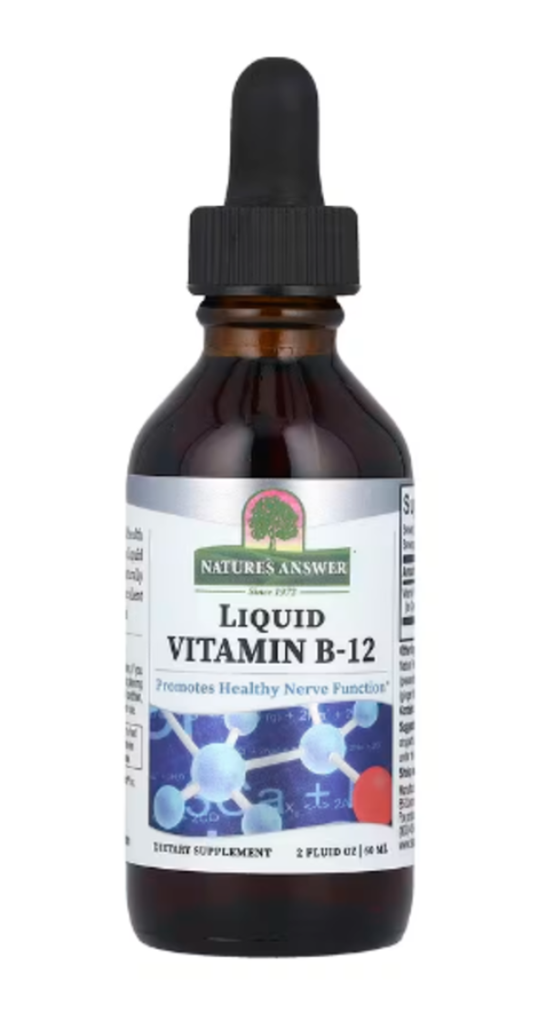 Nature's Answer, Liquid Vitamin B-12, 2 fl oz (60 ml)