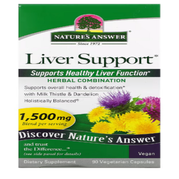 Nature's Answer, Liver Support, 1,500 mg, 90 Vegetarian Capsules (500 mg per Capsule)