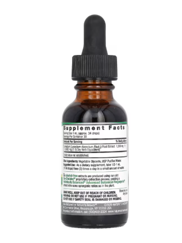 Nature's Answer, Lomatium Root, Alcohol-Free, 1,000 mg , 1 fl oz (30 ml)