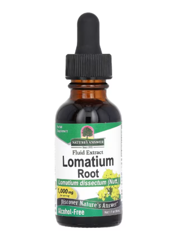 Nature's Answer, Lomatium Root, Alcohol-Free, 1,000 mg , 1 fl oz (30 ml)