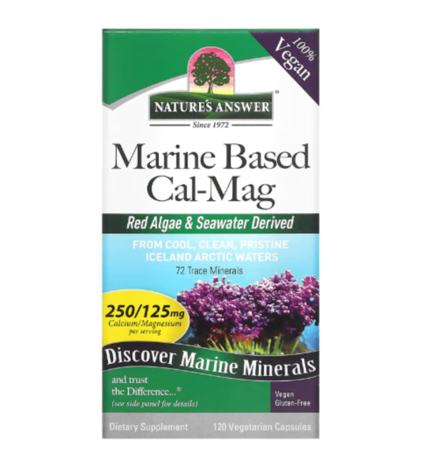 Nature's Answer, Marine Based Cal-Mag, 120 Vegetarian Capsules